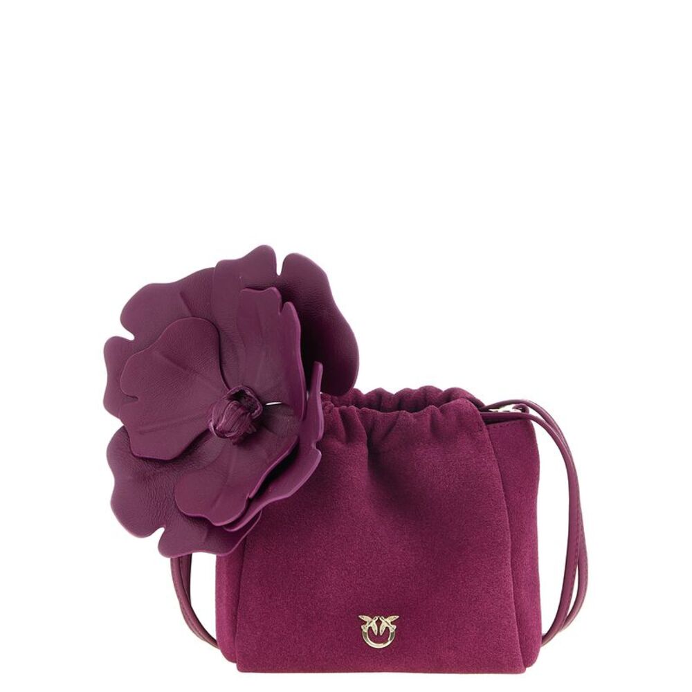 PINKO Purple Lambskin Clutch Women's Bag